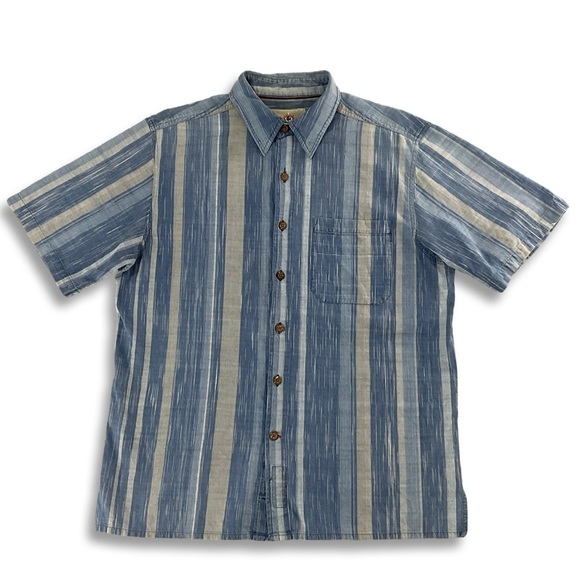 The Territory Ahead Other - The Territory Ahead Button Down 100% Cotton Striped Casual Gorp Shirt Men Medium